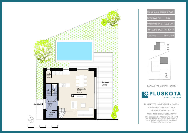 Vertriebsplan Haus 2 - EG