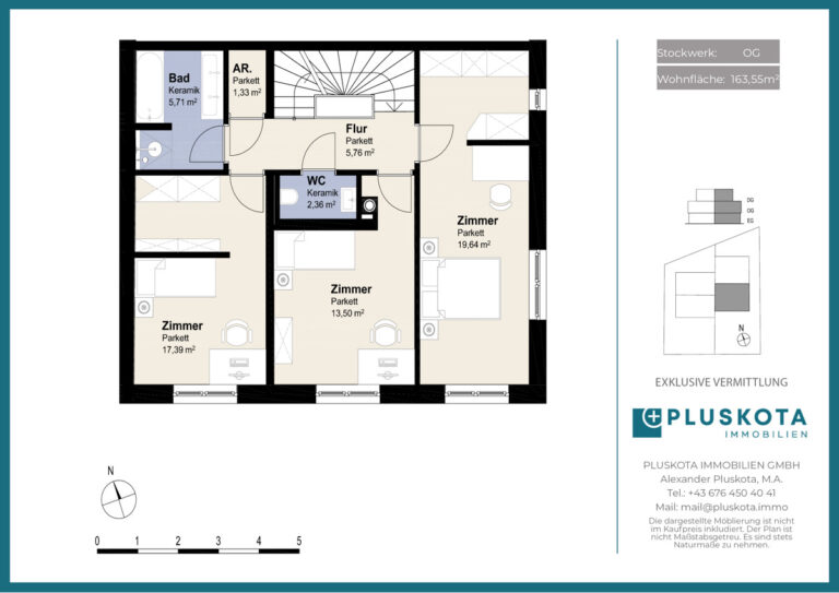 Vertriebsplan Haus 1 - OG